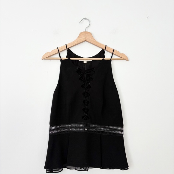 Jonathan Simkhai lace up black top - Picture 3 of 8